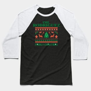 Family Christmas - Groovy Christmas RODRIGUEZ family, Family Christmas T-shirt, Pjama T-shirt Baseball T-Shirt